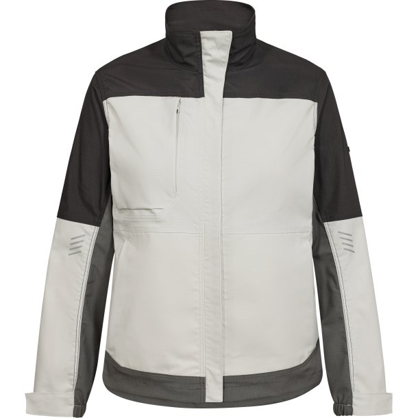 ENGEL Entire dame arbejdsjakke med stræk Bone White / Anthracite Grey 1333-144