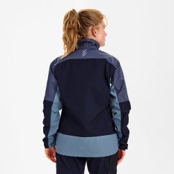 ENGEL Entire dame arbejdsjakke med 2-vejs strk Deep Blue / Dark Sea 1333-144