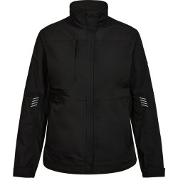 ENGEL Entire dame arbejdsjakke med 2-vejs str�k Sort 1333-144