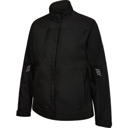 ENGEL Entire dame arbejdsjakke med 2-vejs str�k Sort 1333-144