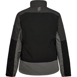 ENGEL Entire dame arbejdsjakke med stræk Sort/Antrazitgrå 1333-144