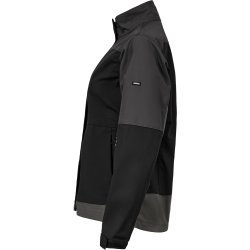 ENGEL Entire dame arbejdsjakke med str�k Sort/Antrazitgr� 1333-144