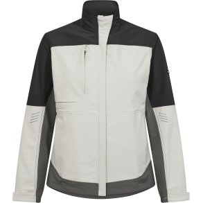 ENGEL Entire dame arbejdsjakke med 4-vejs strk Bone White / Anthracite Grey 1341-234