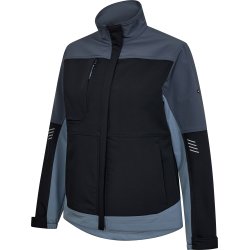 ENGEL Entire dame arbejdsjakke med 4-vejs strk Deep Blue / Dark Sea 1341-234