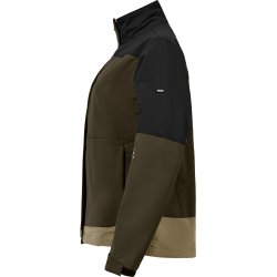 ENGEL Entire dame arbejdsjakke med 4-vejs str�k Forest Green/Sort 1341-234