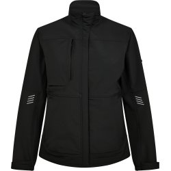 ENGEL Entire dame arbejdsjakke med 4-vejs str�k Sort 1341-234