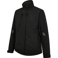 ENGEL Entire dame arbejdsjakke med 4-vejs str�k Sort 1341-234