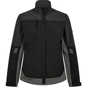 ENGEL Entire dame arbejdsjakke med 4-vejs strk Sort/Antrazitgr 1341-234