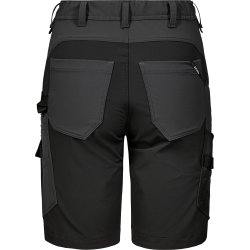 ENGEL Entire dame håndværkershorts med 4-vejs stræk Antrazitgrå/Sort 6341-234