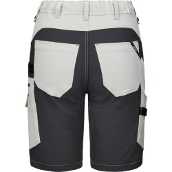 ENGEL Entire dame hndvrkershorts med 4-vejs strk Bone White / Anthracite Grey 6341-234