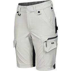 ENGEL Entire dame hndvrkershorts med 4-vejs strk Bone White / Anthracite Grey 6341-234