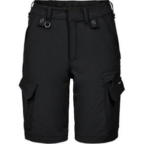 ENGEL Entire dame arbejdsshorts med 4-vejs str�k Sort 6341-234