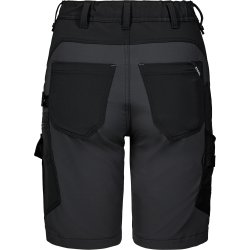ENGEL Entire dame hndvrkershorts med 4-vejs strk Sort/Antrazitgr 6341-234