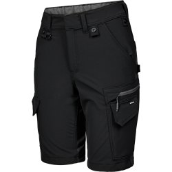 ENGEL Entire dame hndvrkershorts med 4-vejs strk Sort/Antrazitgr 6341-234