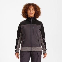 ENGEL Entire dame midlayer cardigan Antrazitgr�/Sort 8336-238