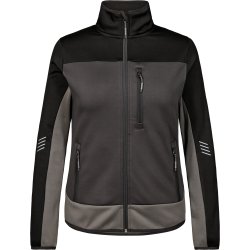 ENGEL Entire dame midlayer cardigan Antrazitgrå/Sort 8336-238