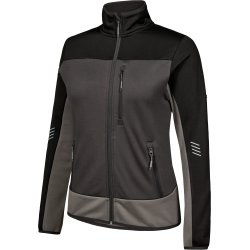 ENGEL Entire dame midlayer cardigan Antrazitgrå/Sort 8336-238