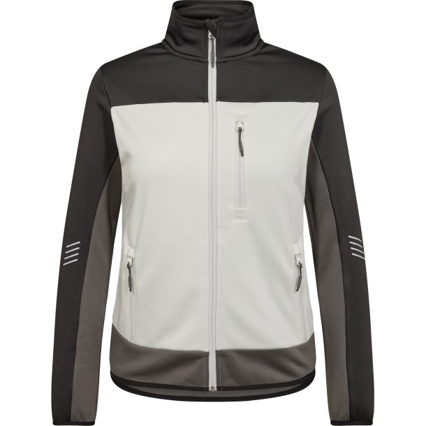 ENGEL Entire dame midlayer cardigan Bone White / Anthracite Grey 8336-238