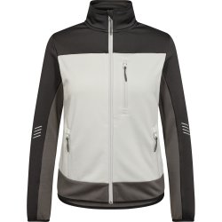 ENGEL Entire dame midlayer cardigan Bone White / Anthracite Grey 8336-238
