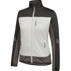 ENGEL Entire dame midlayer cardigan Bone White / Anthracite Grey 8336-238