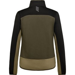 ENGEL Entire dame midlayer cardigan Forest Green/Sort 8336-238