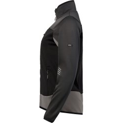 ENGEL Entire dame midlayer cardigan Sort/Antrazitgr� 8336-238
