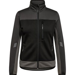 ENGEL Entire dame midlayer cardigan Sort/Antrazitgrå 8336-238