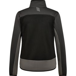 ENGEL Entire dame midlayer cardigan Sort/Antrazitgrå 8336-238