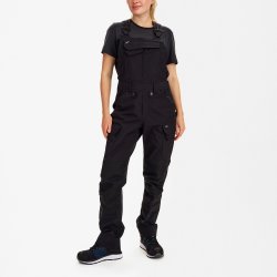 ENGEL Entire dame overall med strk Sort 3333-144