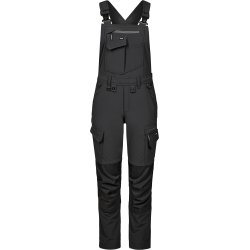 ENGEL Entire dame overall med 4-vejs strk Antrazitgr/Sort 3341-234