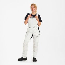 ENGEL Entire dame overall med 4-vejs strk Bone White / Anthracite Grey 3341-234