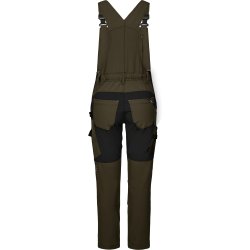 ENGEL Entire dame overall med 4-vejs strk Forest Green/Sort 3341-234