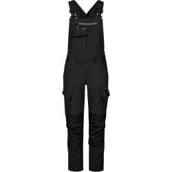 ENGEL Entire dame overall med 4-vejs strk Sort/Antrazitgr 3341-234