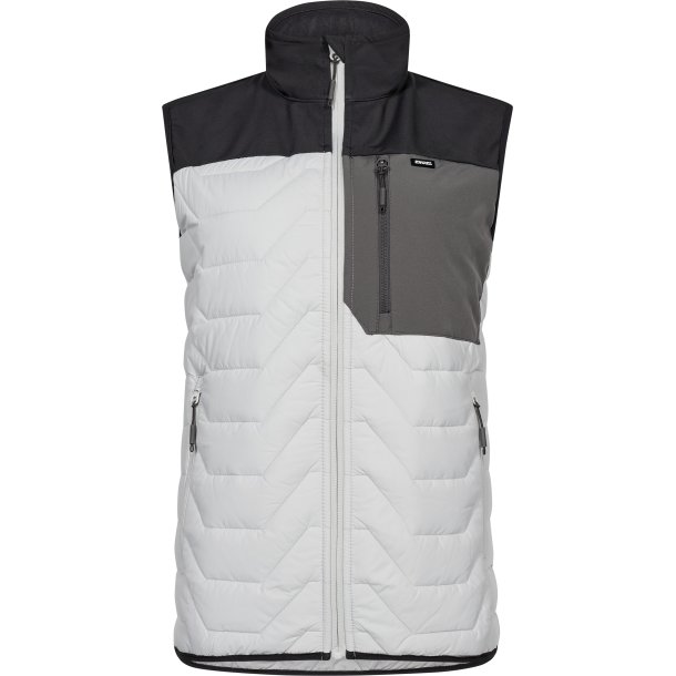 ENGEL ENTIRE dame quilted vest Bone White / Anthracite Grey 5338-142