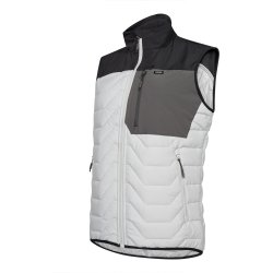 ENGEL ENTIRE dame quilted vest Bone White / Anthracite Grey 5338-142