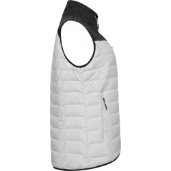 ENGEL ENTIRE dame quilted vest Bone White / Anthracite Grey 5338-142