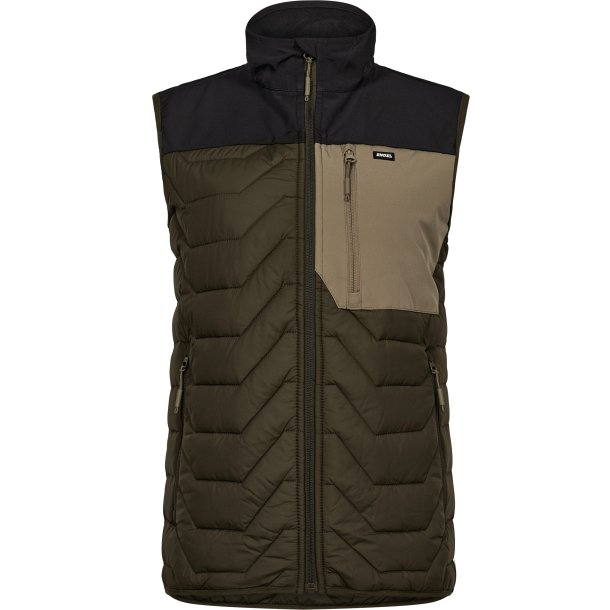 ENGEL ENTIRE dame quilted vest Forest Green/Sort 5338-142