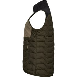 ENGEL ENTIRE dame quilted vest Forest Green/Sort 5338-142