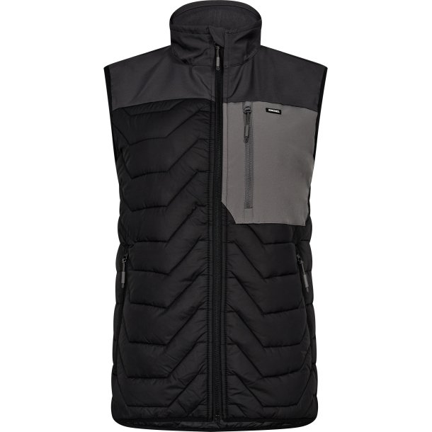 ENGEL ENTIRE dame quilted vest Sort/Antrazitgr� 5338-142