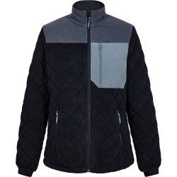 ENGEL Entire dame quiltet fleecejakke Deep Blue / Dark Sea 1336-143