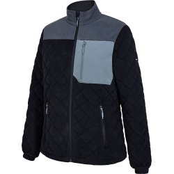 ENGEL Entire dame quiltet fleecejakke Deep Blue / Dark Sea 1336-143