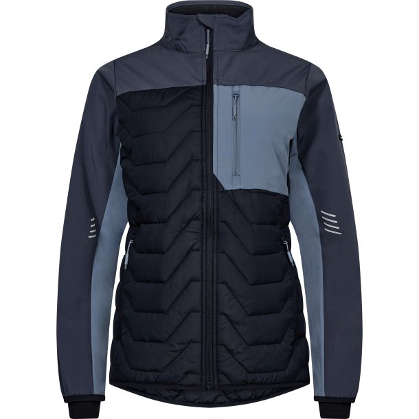 ENGEL ENTIRE dame quiltet jakke Deep Blue / Dark Sea 1338-142