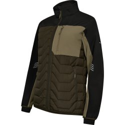 ENGEL ENTIRE dame quiltet jakke Forest Green/Sort 1338-142
