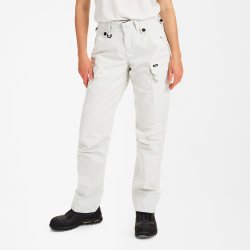 ENGEL Entire dame servicebukser med strk Bone White 2332-144