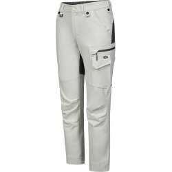 ENGEL Entire dame servicebukser med 4-vejs stræk Bone White / Anthracite Grey 2342-234