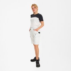 ENGEL Entire dame shorts med stræk Bone White 6333-144