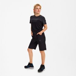 ENGEL Entire dame shorts med strk Sort 6333-144