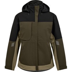 ENGEL Entire dame skaljakke Forest Green/Sort 1135-159