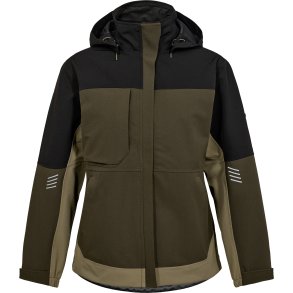 ENGEL Entire dame skaljakke Forest Green/Sort 1135-159