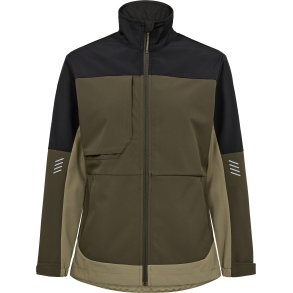 ENGEL Entire dame softshelljakke Forest Green/Sort 1335-140